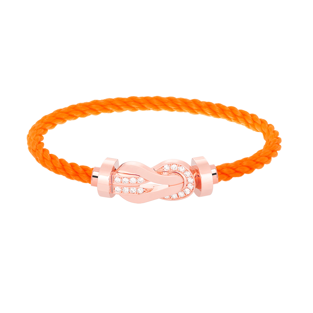 [Edler Schmuck]CHANCE GROSSES 8-FACH-ARMBAND MIT HALBDIAMANTEN UND SCHNALLE ROSÉGOLD