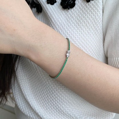 [Edler Schmuck]Blendendes buntes Armband im Rundschliff für jeden Tag