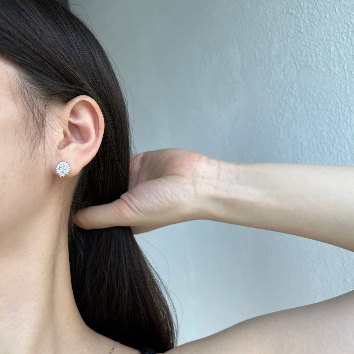 [Noble Jewelry]Delicate Radiant Oval Cut Daily Earrings