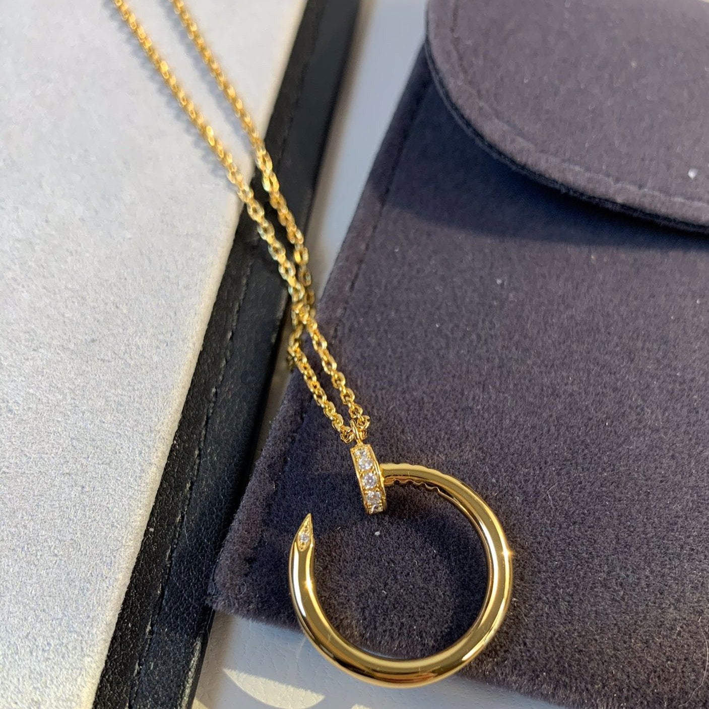 [Edler Schmuck]JUSTE HALSKETTE GOLD 