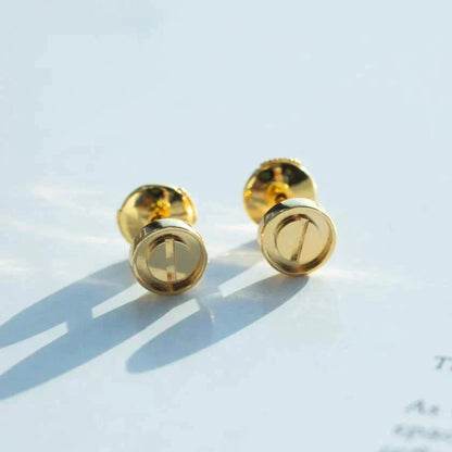 [Edler Schmuck] LIEBE OHRRINGE GOLD 7,2 MM