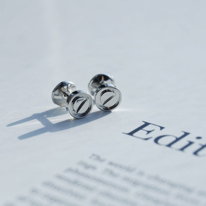 [Edler Schmuck] LIEBE OHRRINGE SILBER 7,2 MM