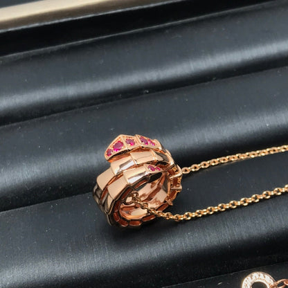 [Edler Schmuck] SERPENTI ANHÄNGER HALSKETTE