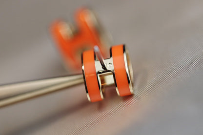 [Edler Schmuck] MINI POP H OHRRINGE ORANGE