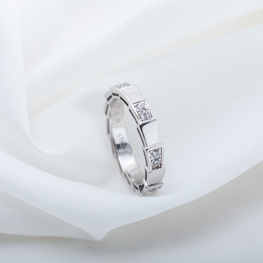 [Edler Schmuck] SERPENTI RING SILBER 3MM