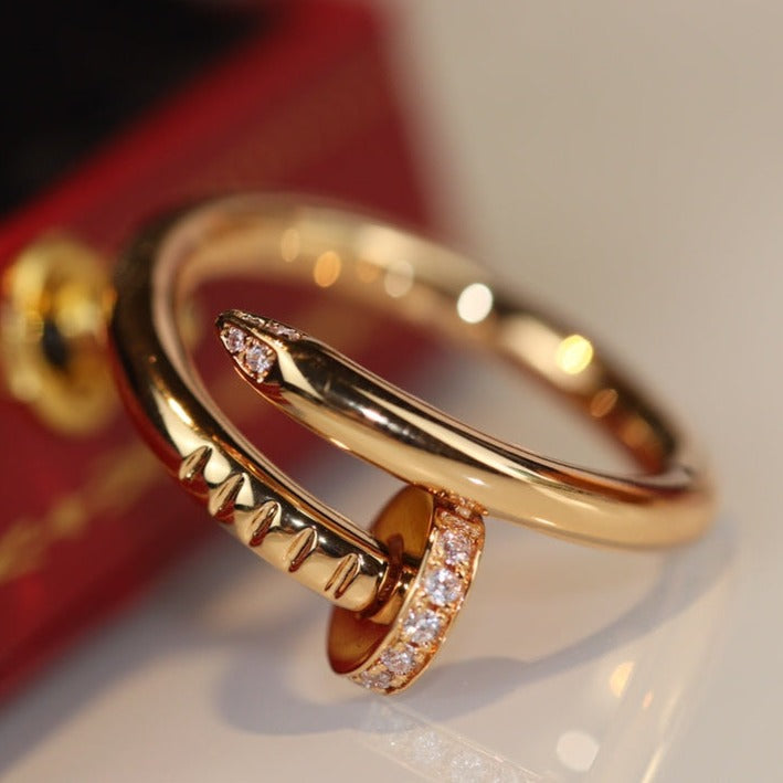 [Edler Schmuck]JUSTE RING 2,65 MM GOLD DIAMANT