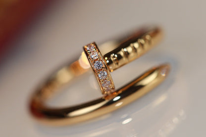 [Edler Schmuck]JUSTE RING 2,65 MM GOLD DIAMANT