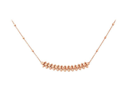 [Edler Schmuck]CLASH ROSA GOLD HALSKETTE 