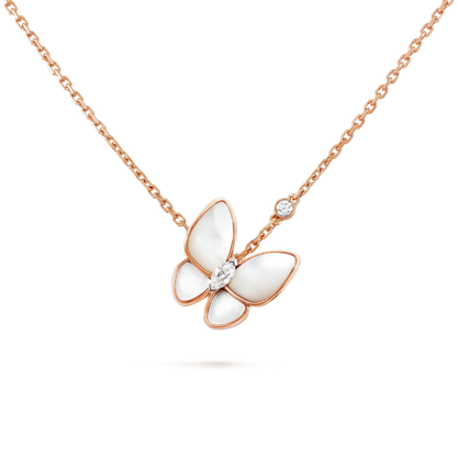 [Edler Schmuck] BUTTERFLY MOP DIAMOND HALSKETTE