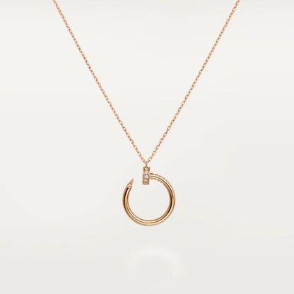 [Edler Schmuck]JUSTE HALSKETTE ROSA GOLD 