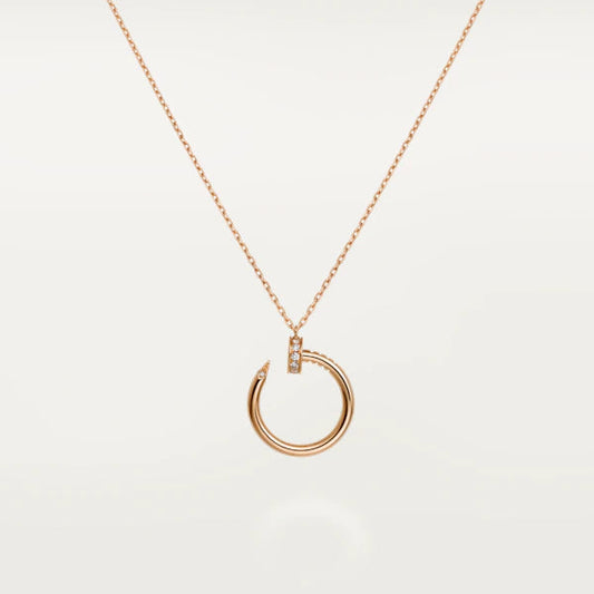 [Edler Schmuck]JUSTE HALSKETTE ROSA GOLD 