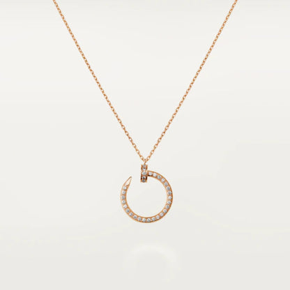 [Edler Schmuck]JUSTE HALSKETTE ROSGOLD DIAMANTEN 