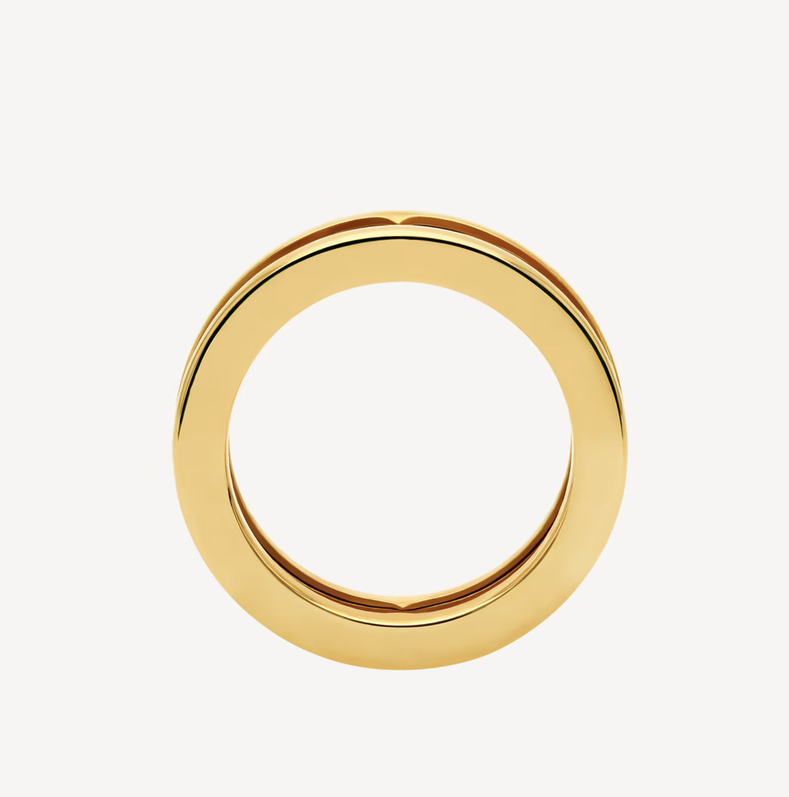 [Edler Schmuck]ZERO 1 ONE-BAND MIT DURCHBROCHENEM LOGO-SPIRALRING