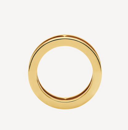 [Edler Schmuck]ZERO 1 ONE-BAND MIT DURCHBROCHENEM LOGO-SPIRALRING