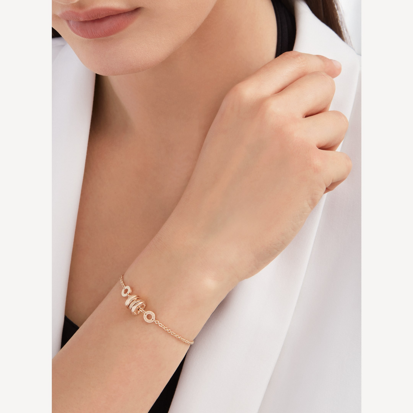 [Edler Schmuck]ZERO 1 SOFT ROSÉGOLD ARMBAND