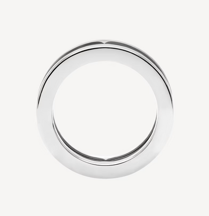 [Edler Schmuck]ZERO 1 ONE-BAND MIT DURCHBROCHENEM LOGO-SPIRALRING