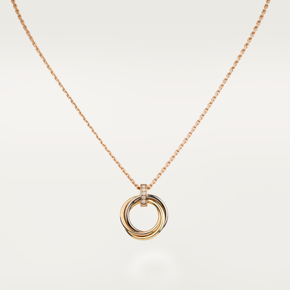 [Edler Schmuck]TRINITY HALSKETTE GOLD DIAMANTEN