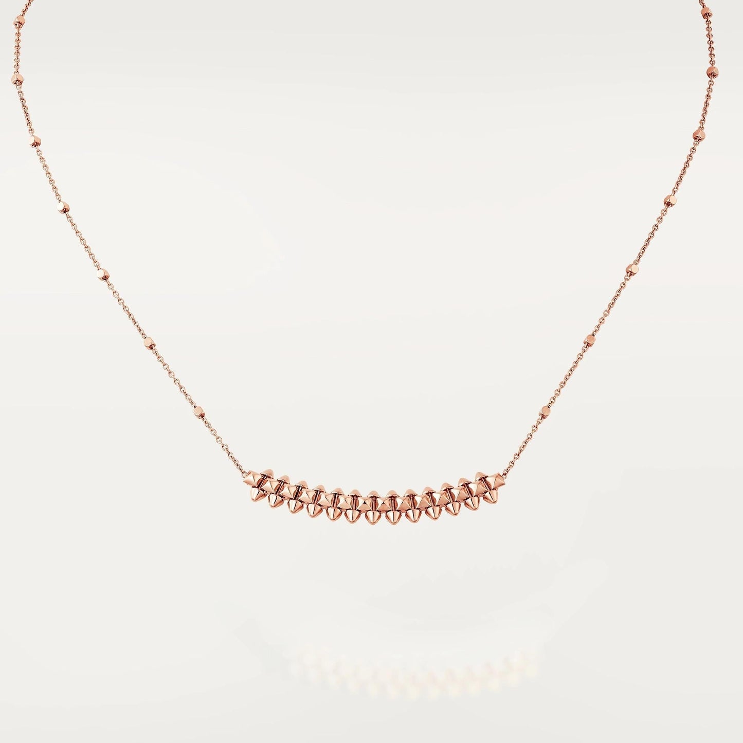 [Edler Schmuck]CLASH ROSA GOLD HALSKETTE 