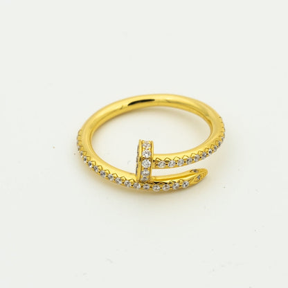 [Edler Schmuck]JUSTE RING 1,8 MM GOLD DIAMANTEN