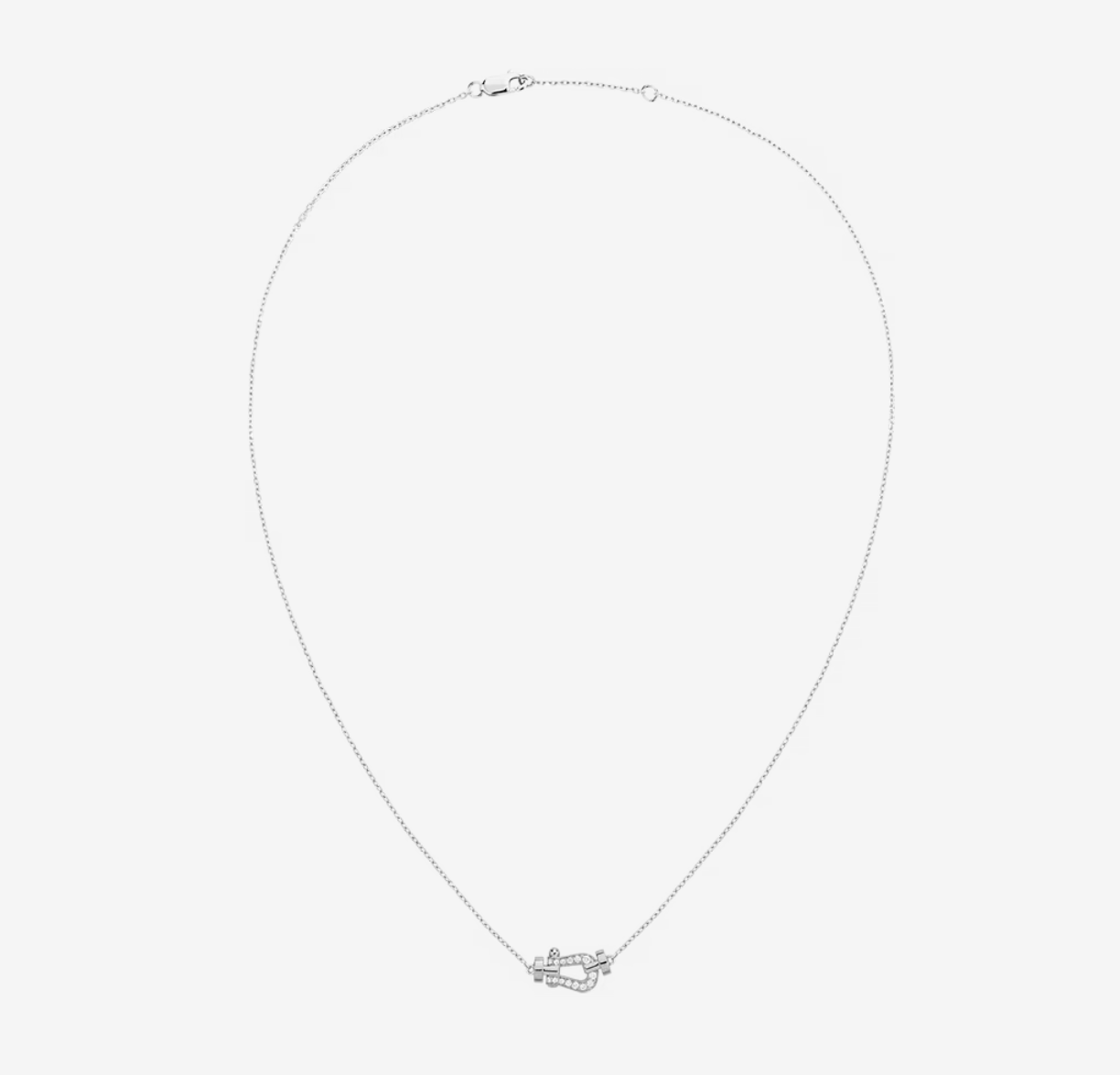 [Edler Schmuck]FORCE 10 DIAMANT SILBER HALSKETTE MINI MODELL