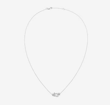 [Edler Schmuck]FORCE 10 DIAMANT SILBER HALSKETTE MINI MODELL