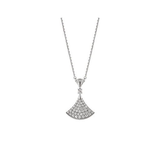 [Edler Schmuck] TRAUM HALSKETTE SILBER VOLLER DIAMANT