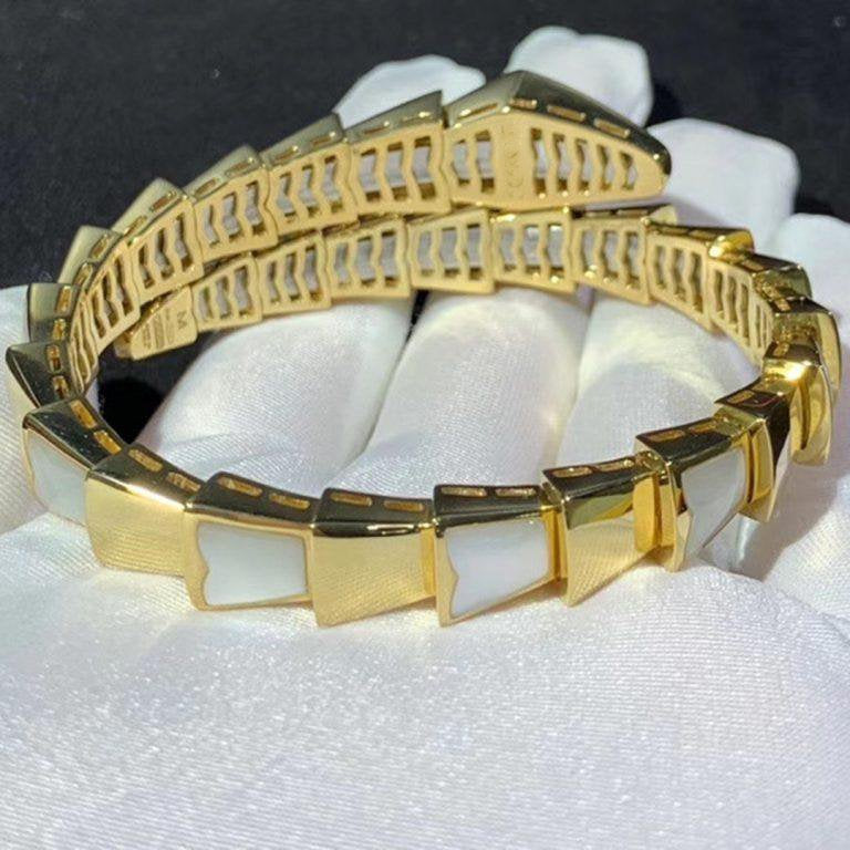 [Edler Schmuck]SERPENTI ARMBAND MOP GOLD