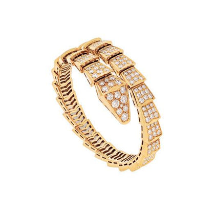 [Edler Schmuck]SERPENTI ARMBAND 8MM GOLD DIAMANT