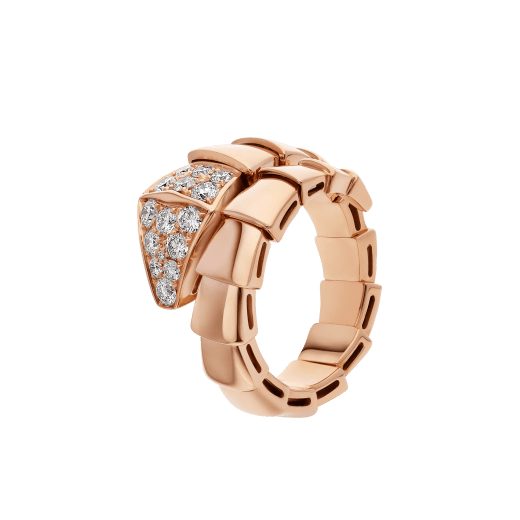 [Edler Schmuck]SERPENTI RING ROSGOLD DIAMANT