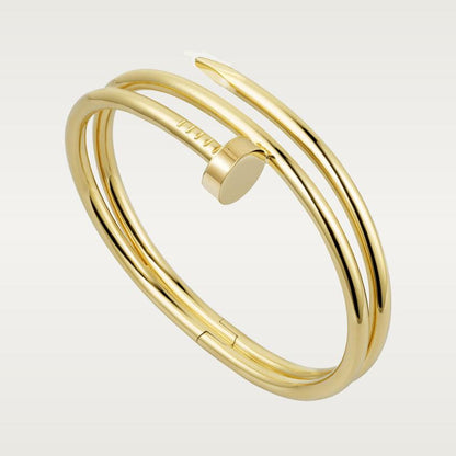 [Edler Schmuck]JUSTE ARMBAND 3,5MM DOPPELREIHIG GOLD