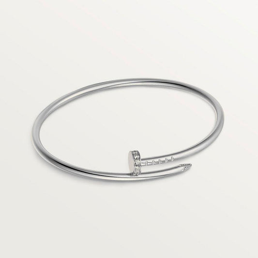 [Edler Schmuck]JUSTE ARMBAND 2,5MM SILBER DIAMANT 