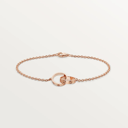 [Edler Schmuck] LIEBE ARMBAND DOPPELRING