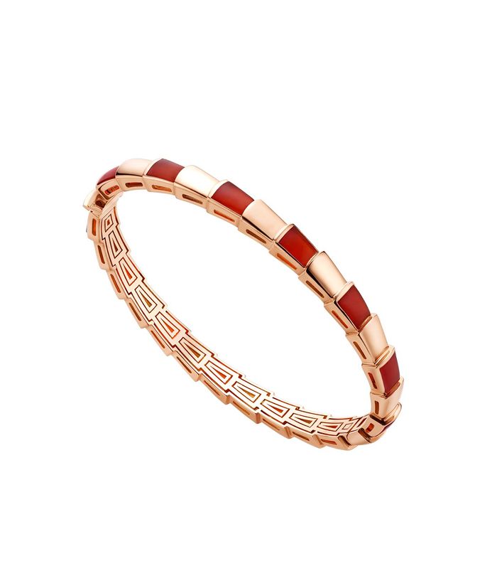 [Edler Schmuck]SERPENTI ARMBAND ROSGOLD RUBELLIT