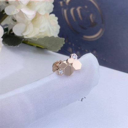 [Edler Schmuck] BEE LOVE ROSA GOLD DIAMANT OHRRINGE