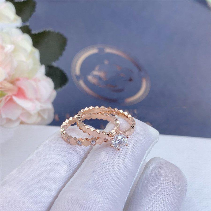 [Edler Schmuck] BEE LOVE RING ROSA GOLD DIAMANT