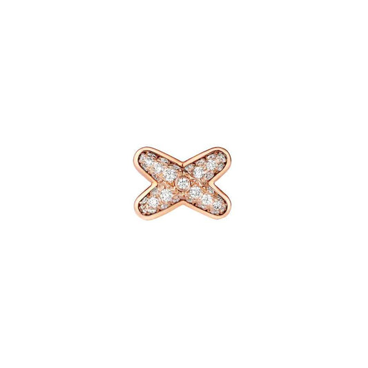 [Edler Schmuck]JEUX DE PINK GOLD DIAMANT OHRRINGE