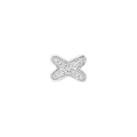 [Edler Schmuck]JEUX DE SILVER DIAMOND OHRRINGE