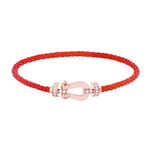 [Edler Schmuck]FORCE 10 HALBDIAMANT ROSA GOLD ROT CORDERI GROSSES UND MITTLERES MODELL