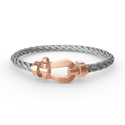 [Edler Schmuck]FORCE GROSSES HUFEISENARMBAND OHNE DIAMANT ROSÉGOLD