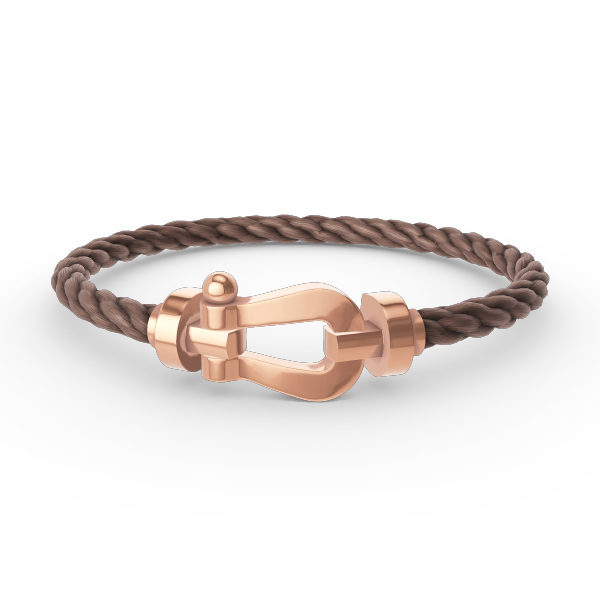 [Edler Schmuck]FORCE GROSSES HUFEISENARMBAND OHNE DIAMANT ROSÉGOLD