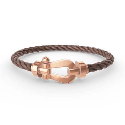 [Edler Schmuck]FORCE GROSSES HUFEISENARMBAND OHNE DIAMANT ROSÉGOLD