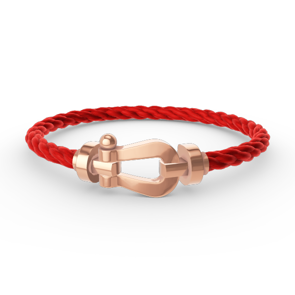 [Edler Schmuck]FORCE GROSSES HUFEISENARMBAND OHNE DIAMANT ROSÉGOLD