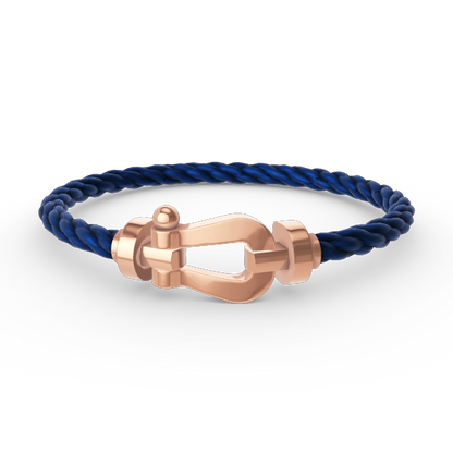 [Edler Schmuck]FORCE GROSSES HUFEISENARMBAND OHNE DIAMANT ROSÉGOLD