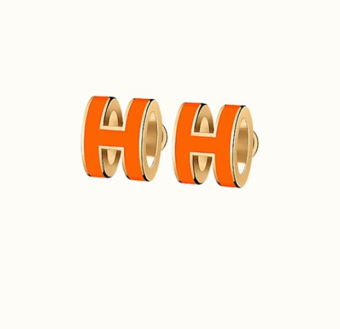 [Edler Schmuck] MINI POP H OHRRINGE ORANGE