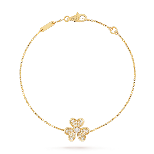 [Edler Schmuck]FRIVOLE GOLD BLUMEN DIAMANT ARMBAND