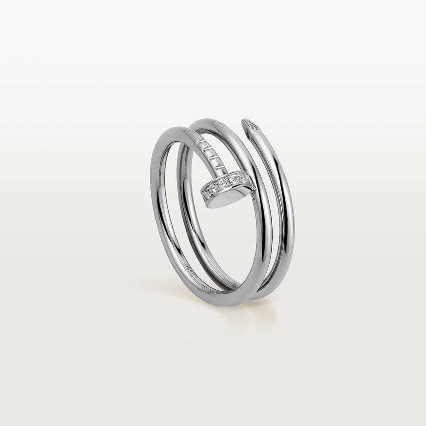 [Edler Schmuck]JUSTE RING 1,8 MM SILBER ZWEIREIHIG 